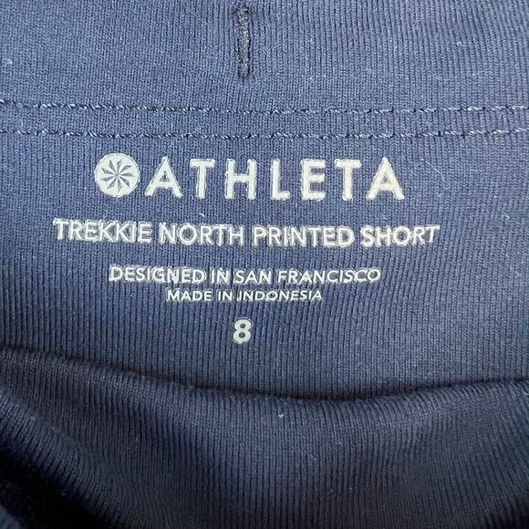 Athleta Ripstop High Rise Printed Trekkie North Shorts Size 8 Abrasion Resistant - Picture 11 of 11